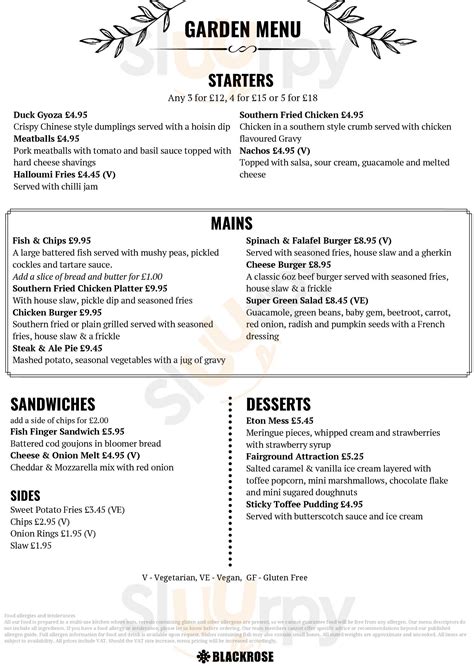 game cock menu|Game Cock Inn Menu